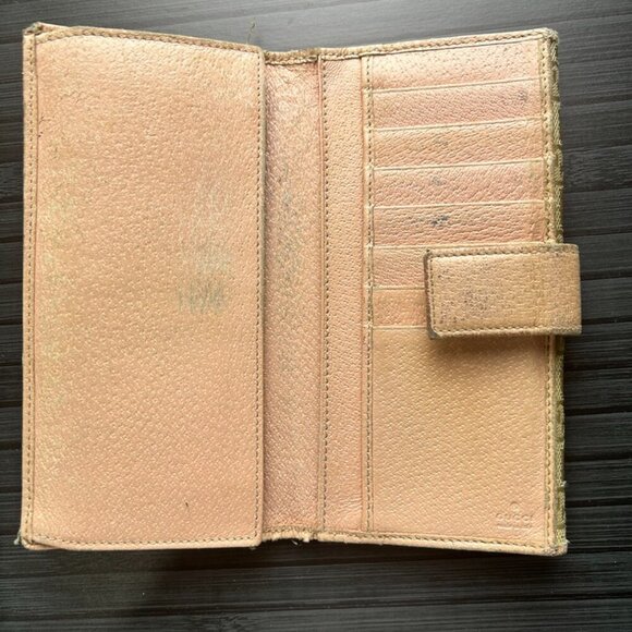 Gucci Long Wallet W Hook GG Canvas Authentic|Used - Picture 3 of 6